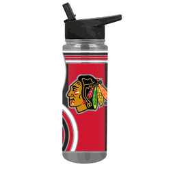 NHL Chicago Blackhawks 24oz Cool Vibes Jr. Thirst Hydration Water Bottle