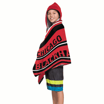 NHL Chicago Blackhawks Juvy Hooded Towel