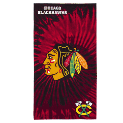 NHL Chicago Blackhawks Pyschedelic Beach Towel