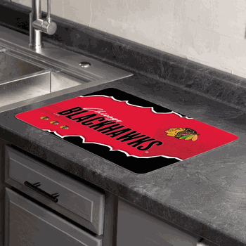 NHL Chicago Blackhawks Torn Small Mat 15�20 inches