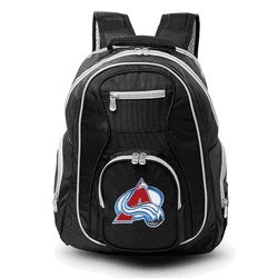 NHL Colorado Avalanche 19" Premium Laptop Backpack with Colored Trim