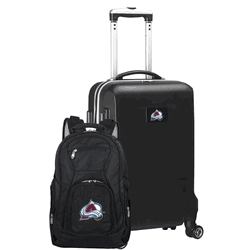 NHL Colorado Avalanche Deluxe 2-Piece Backpack & Carry-On Set