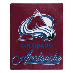 NHL Colorado Avalanche Signature Raschel Throw