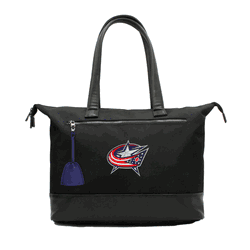 NHL Columbus Blue Jackets Laptop Tote Bag with Colored Zipper Pull Accessory