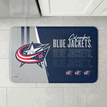 NHL Columbus Blue Jackets Painterly Floor Mat 18�30 inches