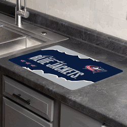 NHL Columbus Blue Jackets Torn Small Mat 15�20 inches
