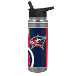 NHL Columbus Bluejackets 24oz Cool Vibes Jr. Thirst Hydration Water Bottle