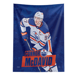 NHL Connor McDavid Oilers Wall Hanging 50x60 Inches