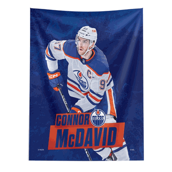 NHL Connor McDavid Oilers Wall Hanging 50x60 Inches