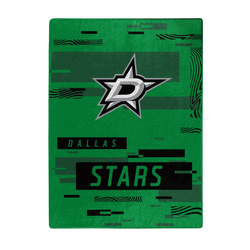 NHL Dallas Stars Digitize Raschel Throw Blanket 60x80Inches