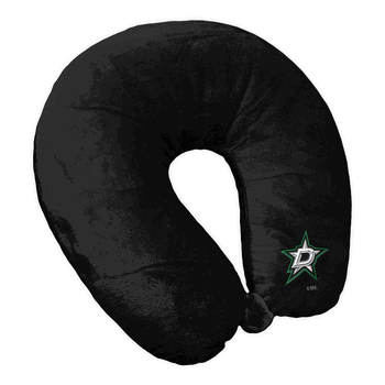 NHL Dallas Stars Logo Black Neck Pillow