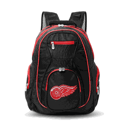 NHL Detroit Red Wings 19" Premium Laptop Backpack with Colored Trim