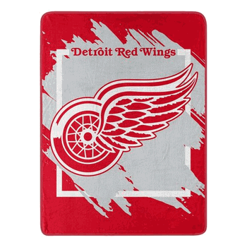 NHL Detroit Red Wings Dimensional Micro Raschel Throw Blanket 46x60 Inches