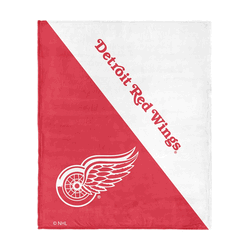 NHL Detroit Red Wings Halftone Silk Touch Throw Blanket 46x60 inches