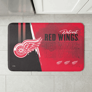 NHL Detroit Red Wings Painterly Floor Mat 18�30 inches