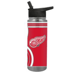 NHL Detroit Redwings 24oz Cool Vibes Jr. Thirst Hydration Water Bottle