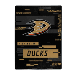 Anaheim Ducks Digitize Raschel Plush Throw Blanket