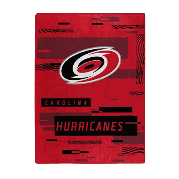 Carolina Hurricanes Digitize Raschel Plush Throw Blanket