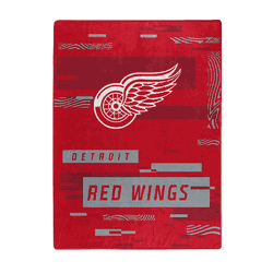 Detroit Red Wings Digitize Raschel Plush Throw Blanket