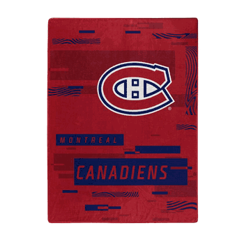 Montreal Canadiens Digitize Raschel Plush Throw Blanket