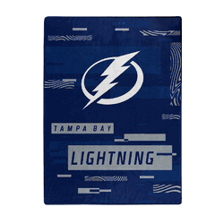 Tampa Bay Lightning Digitize Raschel Plush Throw Blanket