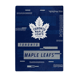 Toronto Maple Leafs Digitize Raschel Plush Throw Blanket