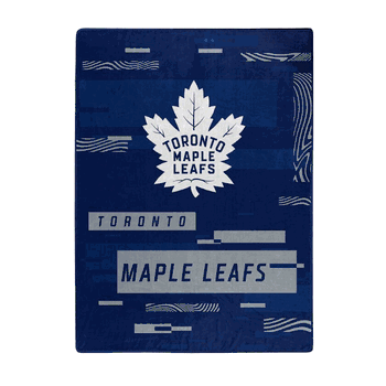 Toronto Maple Leafs Digitize Raschel Plush Throw Blanket