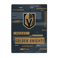 Vegas Golden Knights Digitize Raschel Plush Throw Blanket