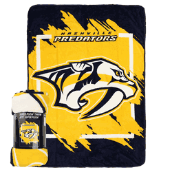 NHL Dimensional Predators Micro Raschel Throw