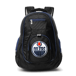 NHL Edmonton Oilers 19" Premium Laptop Backpack with Colored Trim