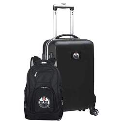 NHL Edmonton Oilers Deluxe 2-Piece Backpack & Carry-On Set