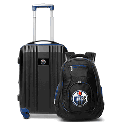 NHL Edmonton Oilers Premium 2-Piece Backpack & Carry-On Set
