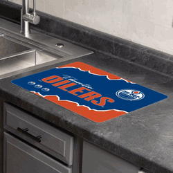 NHL Edmonton Oilers Torn Small Mat 15�20 inches