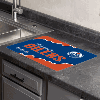 NHL Edmonton Oilers Torn Small Mat 15�20 inches