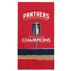 NHL Florida Panthers Comp Time Beach Towel 30 x 60 inches