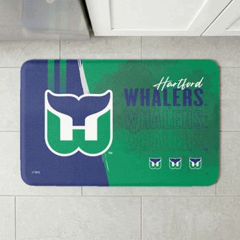 NHL Hartford Whalers Painterly Floor Mat 18�30 inches