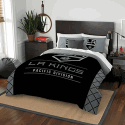 NHL Los Angeles Kings Draft Comforter and Sham Set Full/Queen