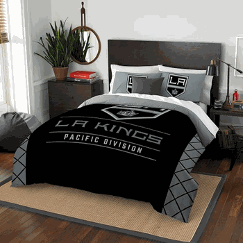 NHL Los Angeles Kings Draft Comforter and Sham Set Full/Queen