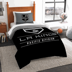 NHL Los Angeles Kings Draft Comforter and Sham Set Twin