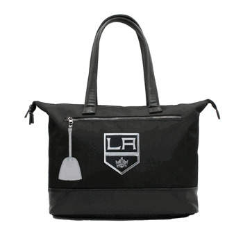 NHL Los Angeles Kings Laptop Tote Bag with Colored Zipper Pull Accessory