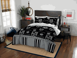 NHL Los Angeles Kings Rotary Bed in a Bag Set Queen