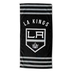 NHL Los Angeles Kings Stripes Beach Towel