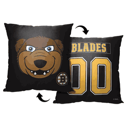 NHL Mascot Love Boston Bruins Printed Throw Pillow