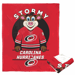 NHL Mascot Love Carolina Hurricanes Silk Touch Throw