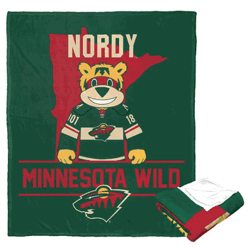 NHL Mascot Love Minnesota Wild Silk Touch Throw