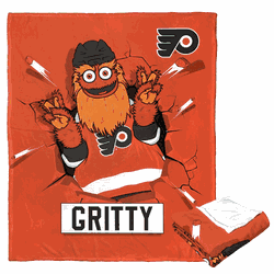 NHL Mascot Love Philadelphia Flyers Silk Touch Throw