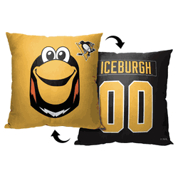 NHL Mascot Love Pittsburgh Penguins Printed Throw Pillow