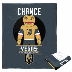 NHL Mascot Love Vegas Golden Knights Silk Touch Throw