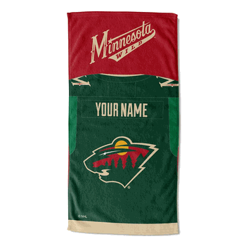 NHL Minnesota Wild Beach Towel 30x60 Inches