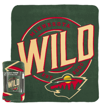 NHL Minnesota Wild Campaign Fleece Throw